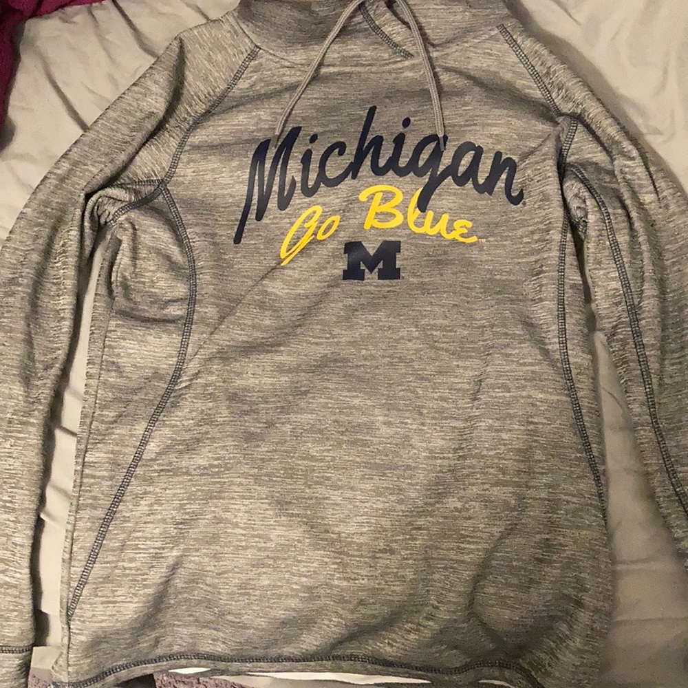 Grey Michigan Sweatshirt